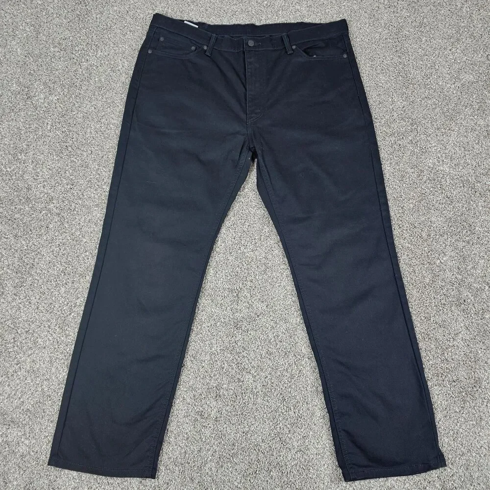 Levis 541 Jeans Mens 40x31 Black Athletic Tapered Stretch Workwear American